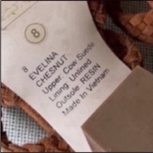 Sole Society Eveline Chestnut Heel Beach Vacation
size 8 braided - Picture 6 of 8